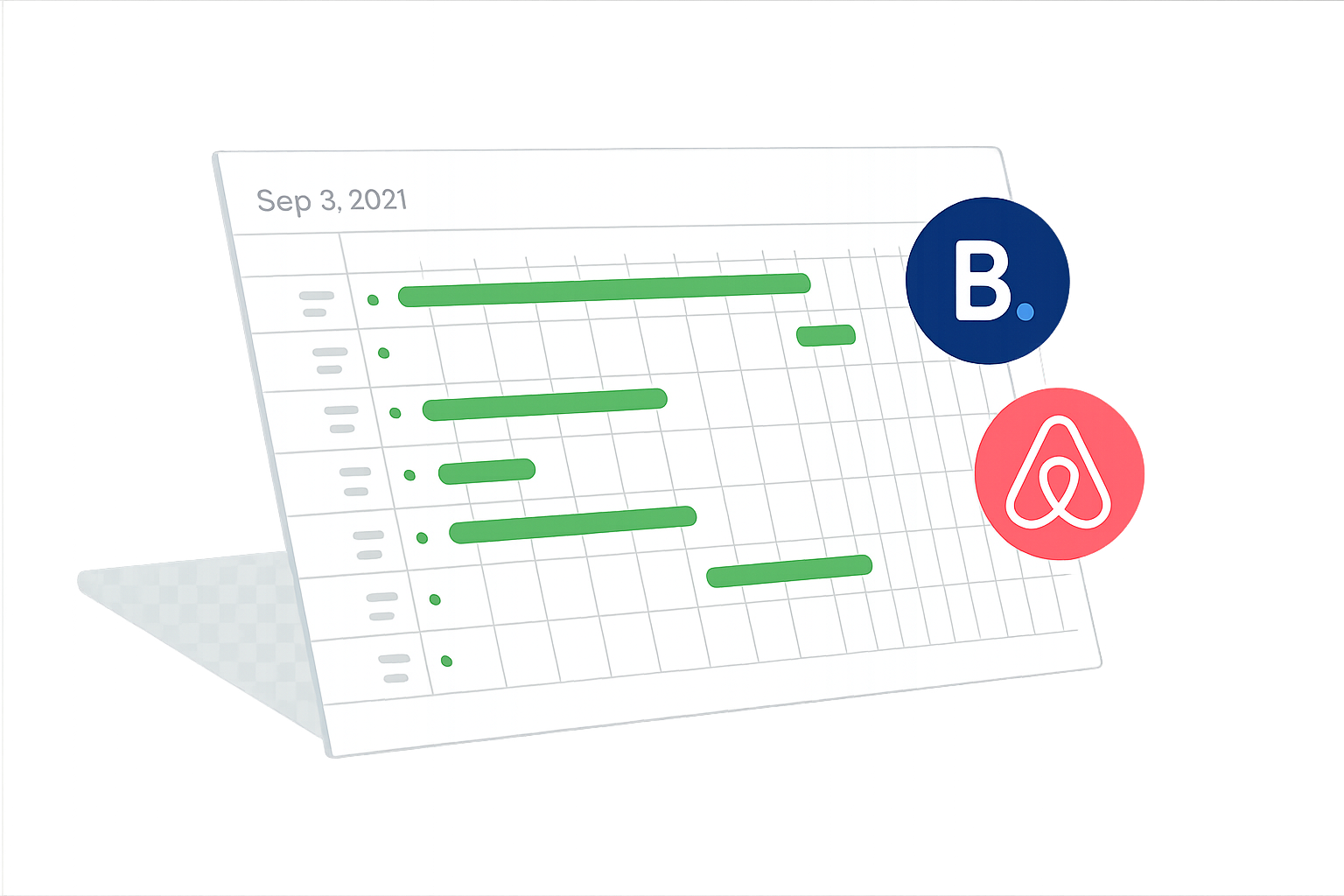Panel de gestión de reservas